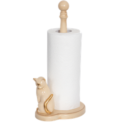 Держатель для полотенец Кошка Грация Айвори