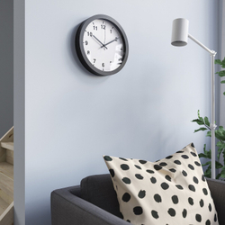 IKEA TJALLA  (ИКЕА ТЙАЛЛА)  -  Настенные часы, черные, 28 см