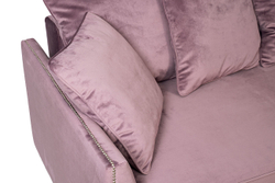 Диван трехместный Mores Garda Decor MORES2K-ПЫЛ/РОЗ-Н-Йорк40