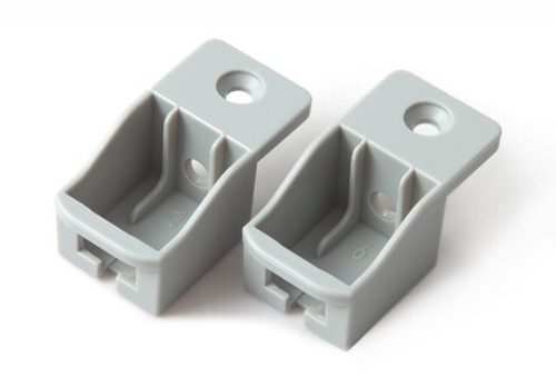 SBH40/GR Держатель рейлинга для SB08 (пластик), цвет серый