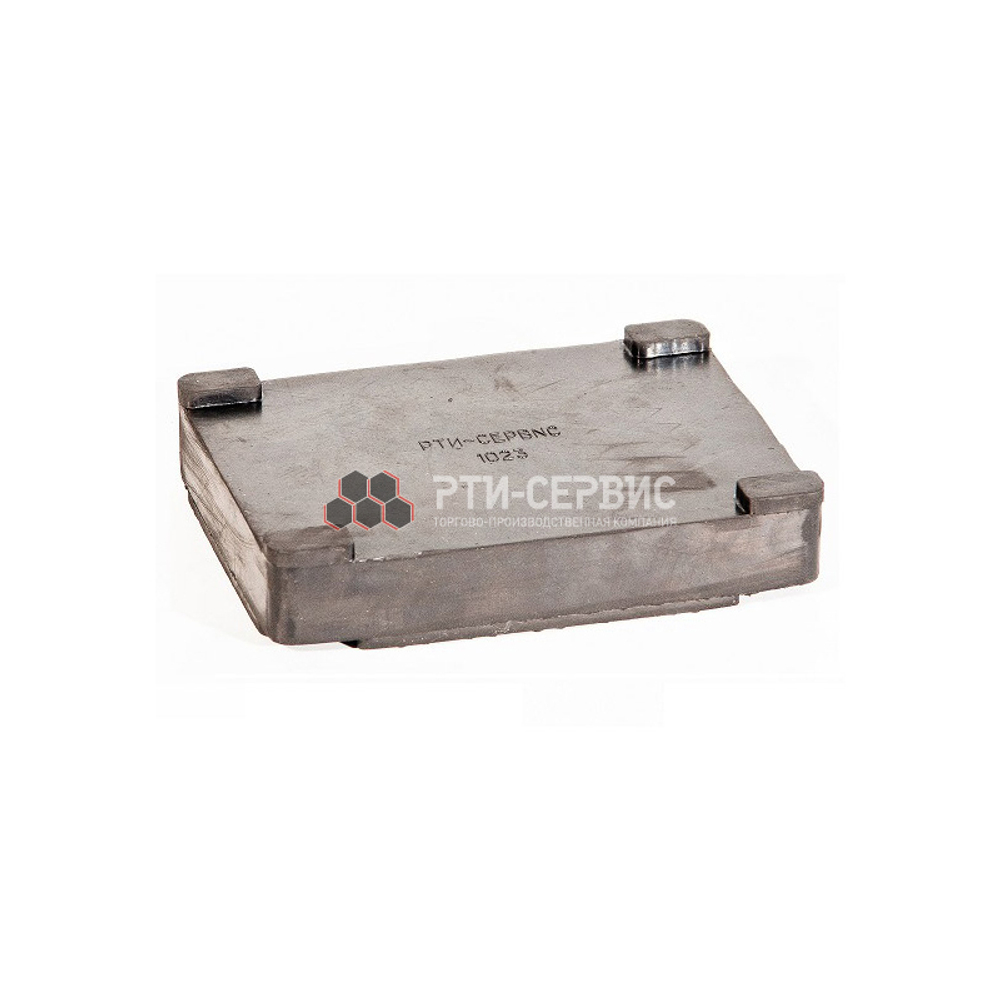 Резиновая опора (РТИ-СЕРВИС 1023) для ножничных подъемников, наборная по высоте