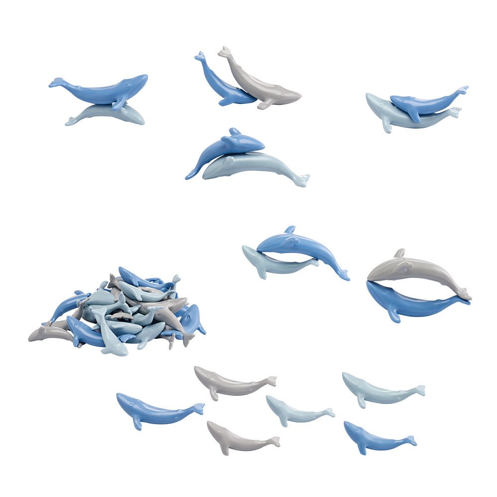 Материал счетный &quot;Киты&quot; (36 шт. 18 больших и 18 маленьких)