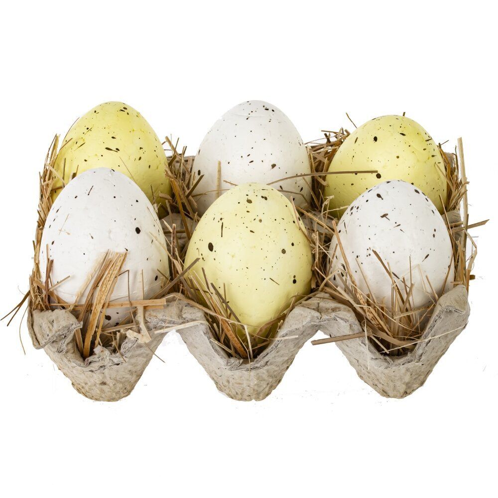 GAEM Набор из 6 изделий декоративных "Яйцо пасхальное", L13,5 W10,5 H6 см