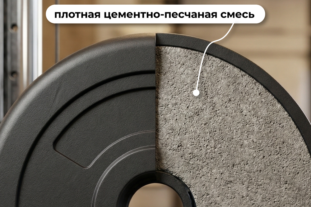 Диск 26 мм. пластиковый  10 кг VictoryFit VF-SPL26100