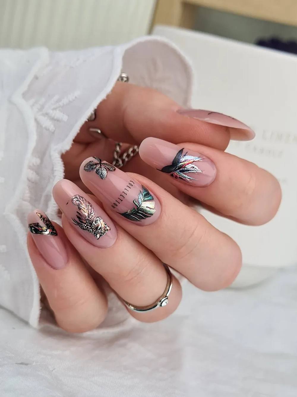 Lucky Rose Слайдеры наклейки для ногтей Spark 18