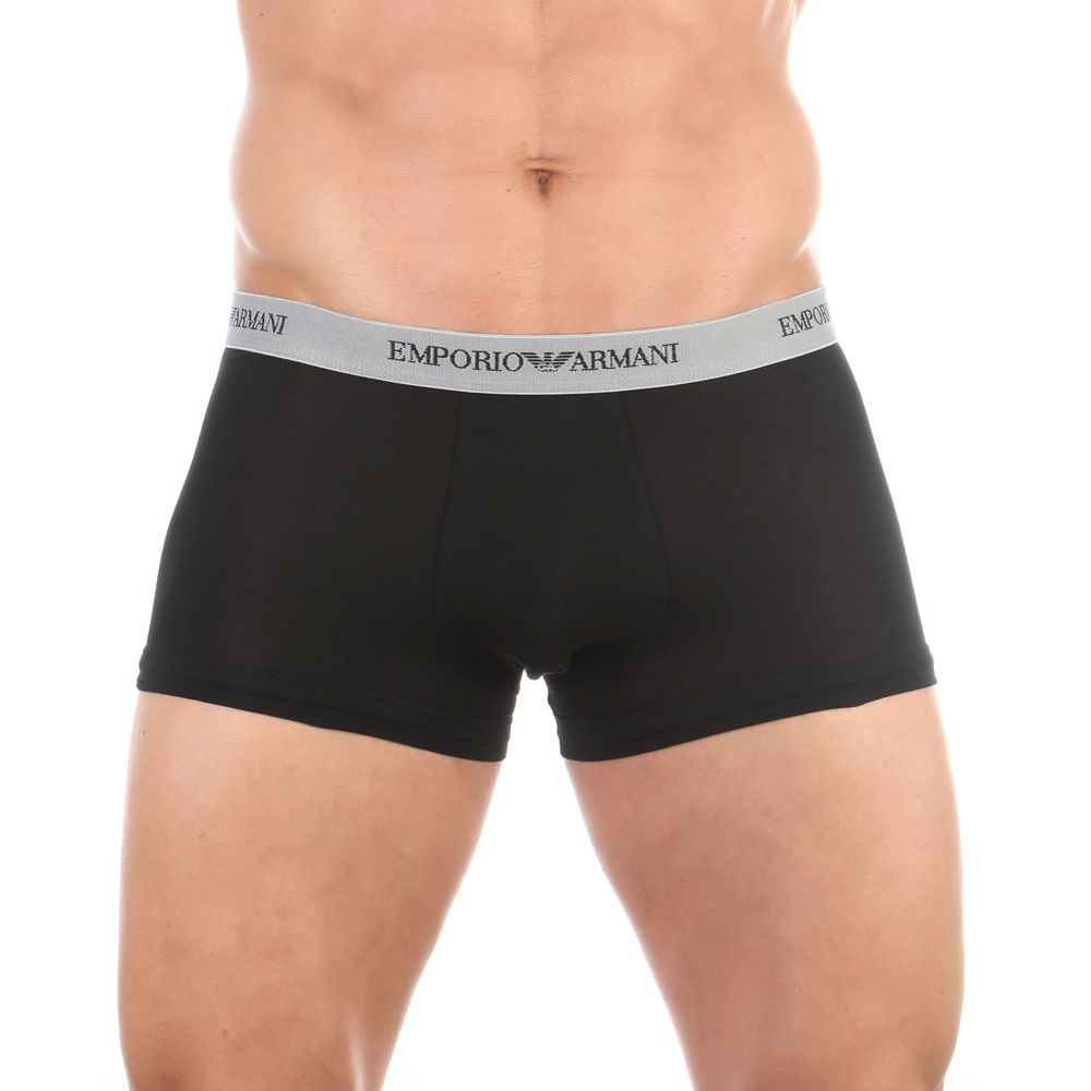 Набор мужских трусов боксеров 3в1 черные Emporio Armani 111357_CC717 00120
