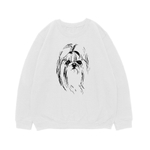 Свитшот "Ши-тцу - портрет"