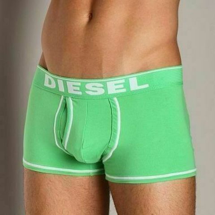 Мужские трусы боксеры зеленые Diesel Fresh and Bright Divine Trunks Light Green