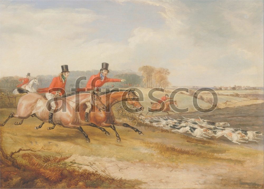Фреска Francis Calcraft Turner, Bachelors Hall Full Cry
