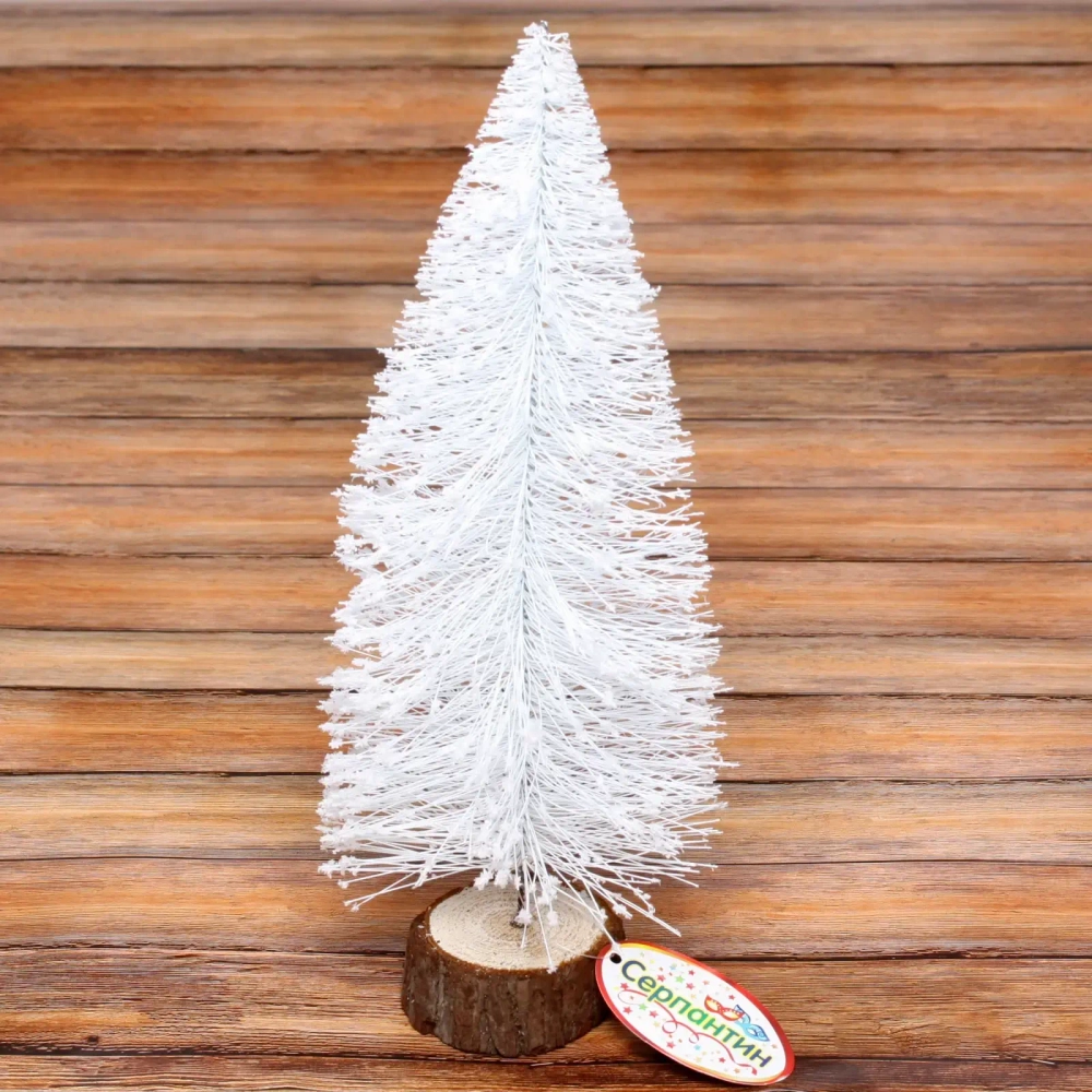 Ёлка декоративная «Зимние морозы» 27 см, белый