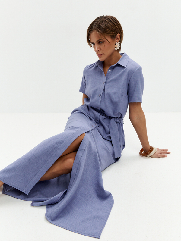 Васильковое платье Грейс