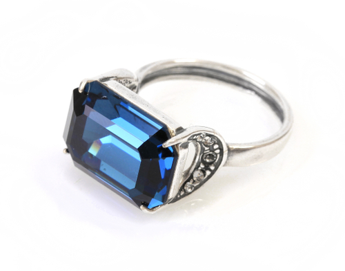 "Шквал" кольцо в серебряном покрытии из коллекции "Погода" от Jenavi