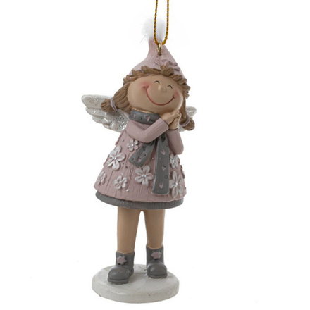 812429 Изделие подвесное "Девочка-Ангел" 5*3,5*10,5см