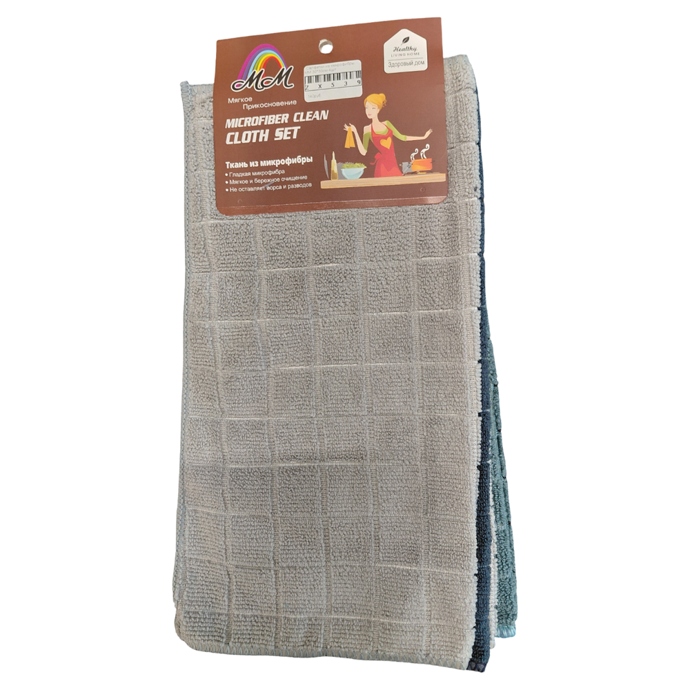 Салфетки из микрофибры MM 30*30см 4шт