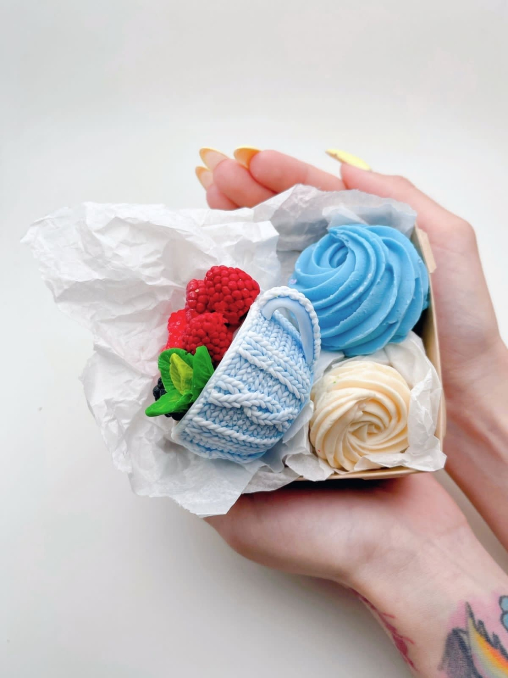 Набор мыла «Чашка с ягодами, блюскай»