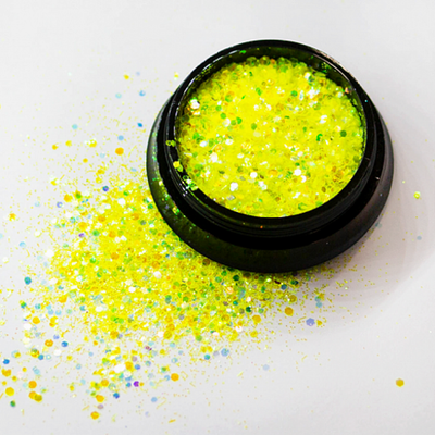 АФН, Глиттер "Megamix" в черной банке QT06, 1 шт