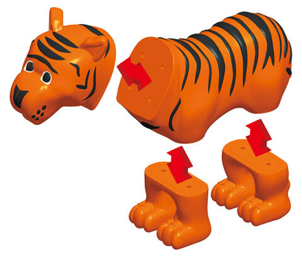 Магнитный конструктор "СМЕШАЙ и СОБЕРИ". ЖИВОТНЫЕ. Стартовый набор