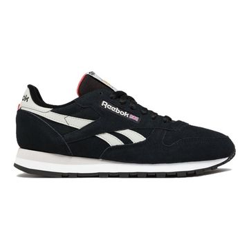 Классические кожаные кроссовки Reebok, Низкие Черные кроссовки
