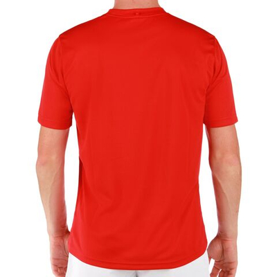 Мужское теннисное поло Fila Logo T-Shirt Men - Red, Black