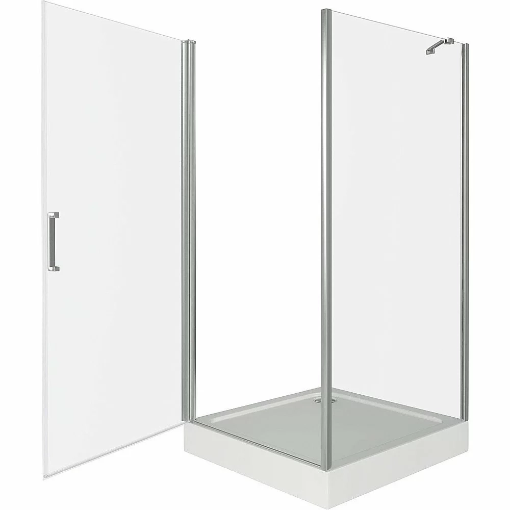 Душевой уголок Good door FANTASY DR+SP 100x80 прозрачный