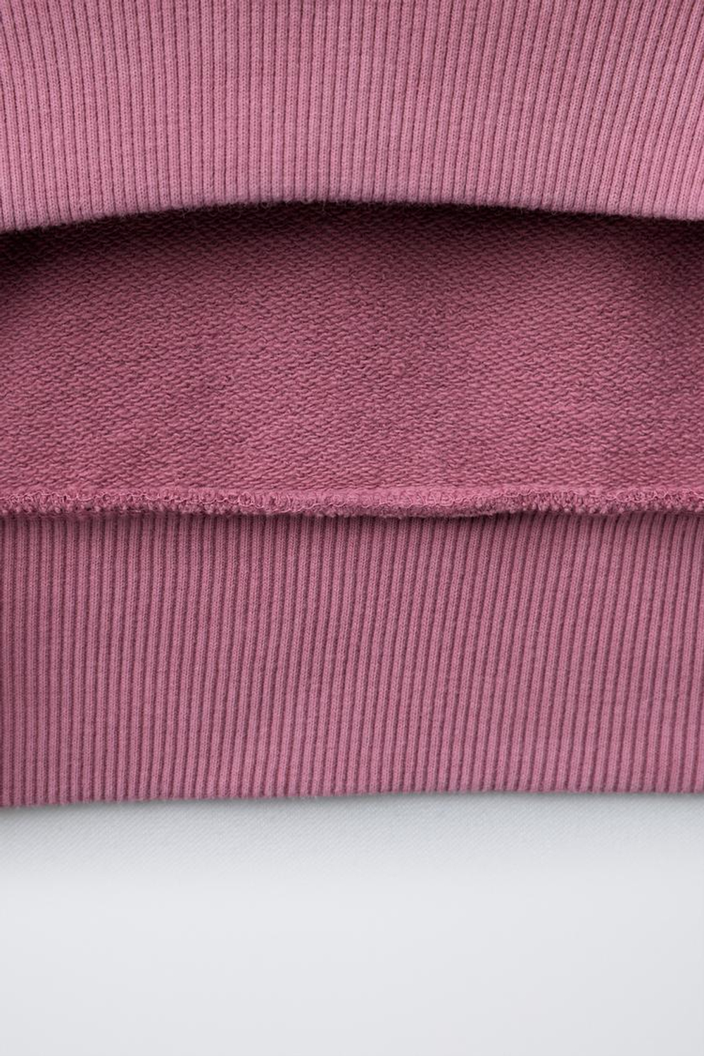 ZARA ХУДИ С НАДПИСЬЮ, РОЗОВЫЙ/БЕЛЫЙ