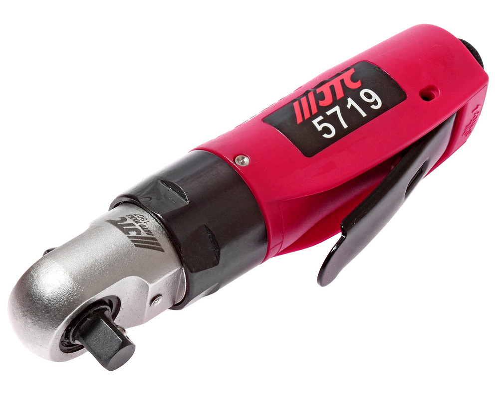 Ключ трещотка пневматический 3/8" 40Нм 90PSI 240об/мин. 180мм усиленный JTC
