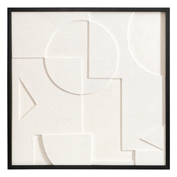 Панно декоративное с эффектом 3d minimalism, с черной рамой, 60х60 см