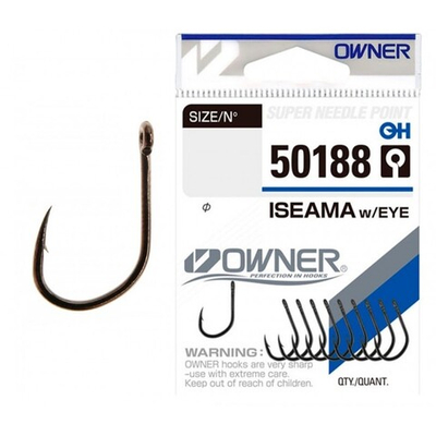Крючки Owner Iseama with Eye 50188 №6