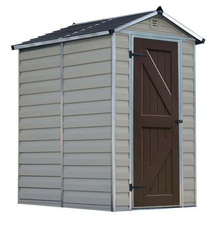 Сарай из поликарбоната Palram SkyLight 4x6 beige