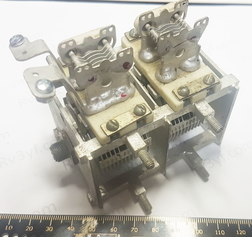 КПЕ 2 секции 12-45 пФ с подстроечными конденсаторами