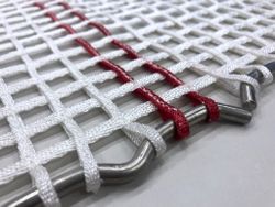 Плетёная батутная сетка для Фристайл батута - 416х416 см.