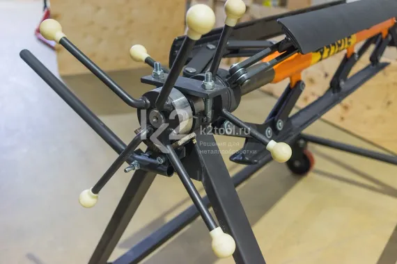 Разматыватель рулонного металла Stalex РСЦ-1250, мобильный