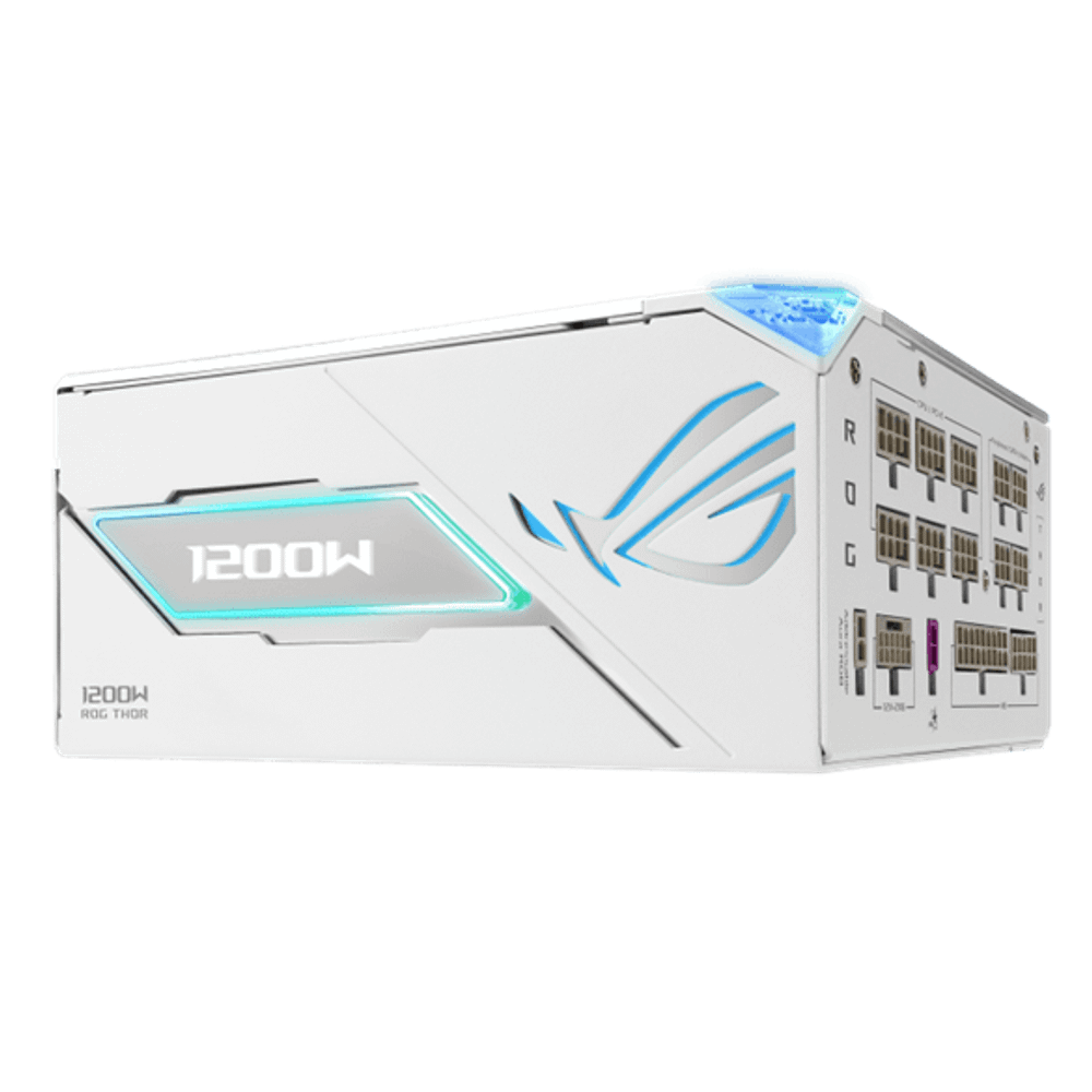 Блок питания ASUS 1200W, ROG Thor 1200W Platinum III White Edition, ROG-THOR-1200P3-WHITE-GAMING