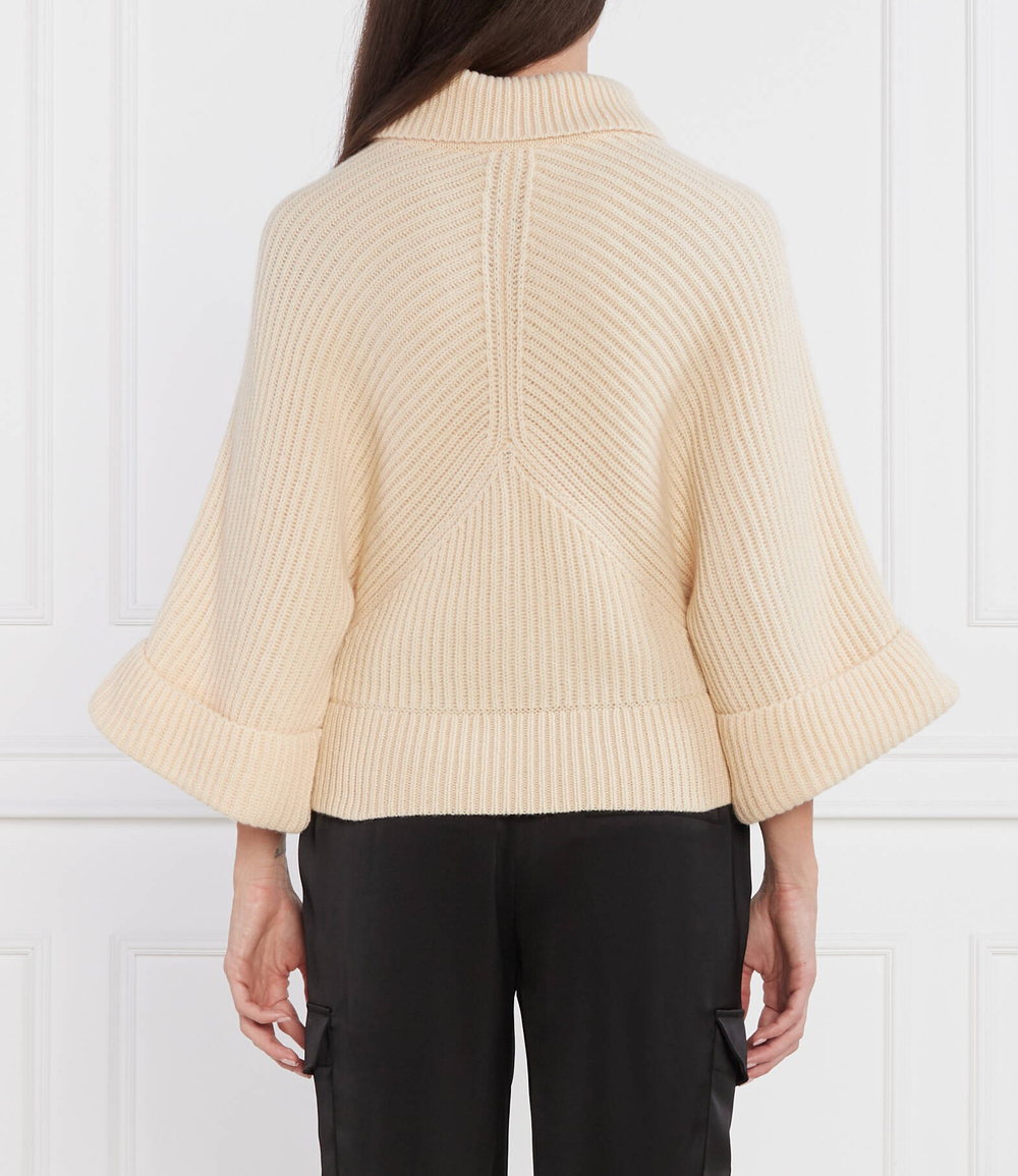 Хлопковый свитер Marc Cain - кремовый (VC 41.17 M05)