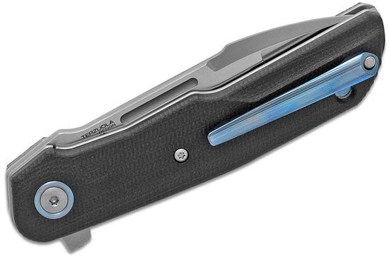 Складной нож MKM "CLAP" MKM/LS01 G BK c клинком из стали Böhler M390 Microclean®, рукоять G10