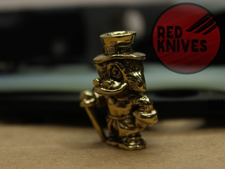 Бусина темлячная "Скрудж", латунь