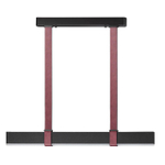 6629/25L HIGHTECH ODL24 000 металл/экокожа/ткань/акрил бордовый/черный Подвесной светильник IP20 LED 25W 3000K 220V VINCENT