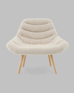 Кресло Олби Страйпс белый