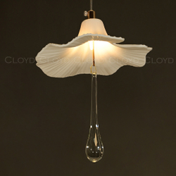 Подвесной светильник Cloyd SHANGRILA P1 / Ø22 см - керамика - золото (арт.11468)