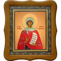Мария (Голиндуха) Персидская Святая мученица.  Икона на холсте.