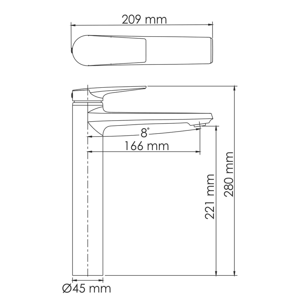 Glan 6603H Смеситель для умывальника