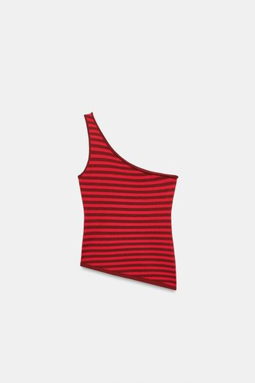 ZARA ТОП В ПОЛОСКУ АСИММЕТРИЧНОГО КРОЯ, ПОЛОСКИ