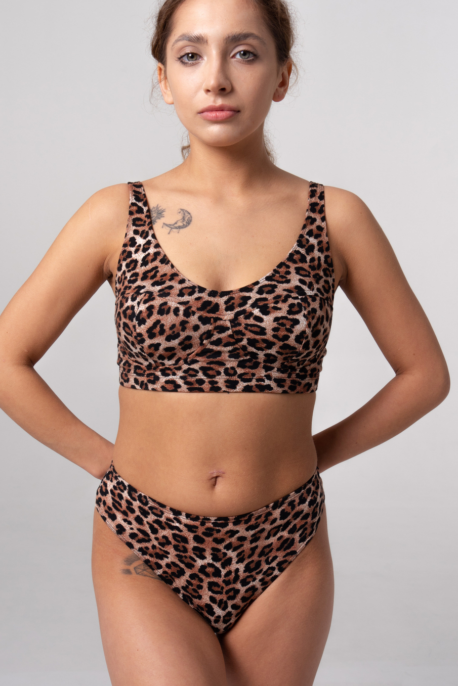 Бралетт №36 Leopard в двух цветах