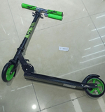 Самокат 2х-колес металл,р-р колеса PU 140мм, диски пластик, ручка металл,регулир.по высоте, складной