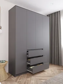 МС Мори Шкаф МШ 1600 (Графит), ДСВ-Мебель, г. Пенза