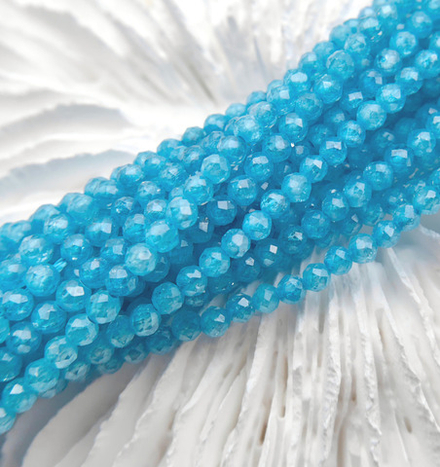 Бусины фианита, Blue