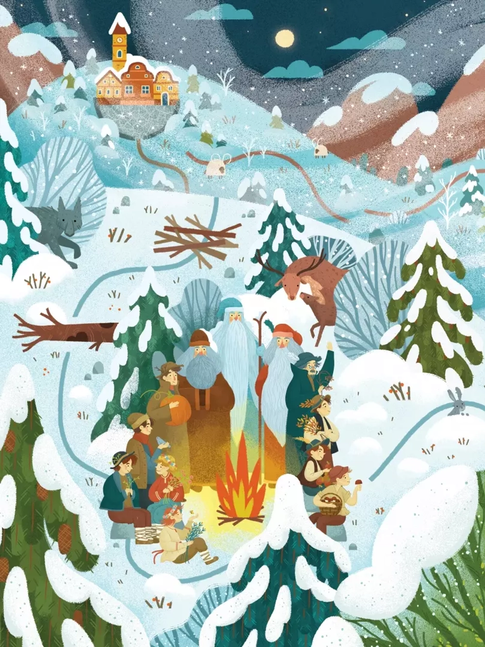 По дорогам зимних сказок