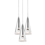 Pendant design lamp  Fucsia 3 by Flos