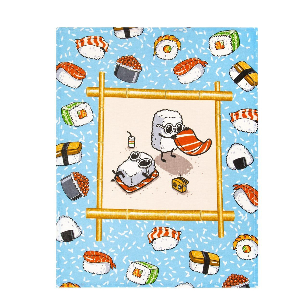 Набор кухонных полотенец, 3 шт , 45х60 см , рогожка