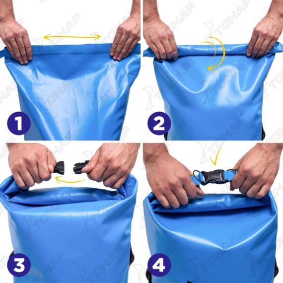 Драйбег 160л (d43/h124cm) голубой (HS-DB-160-B) Helios